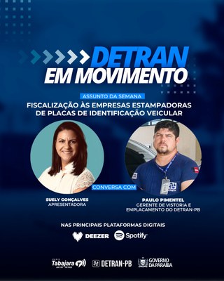 Fiscalização às empresas estampadoras de placas de identificação veicular.