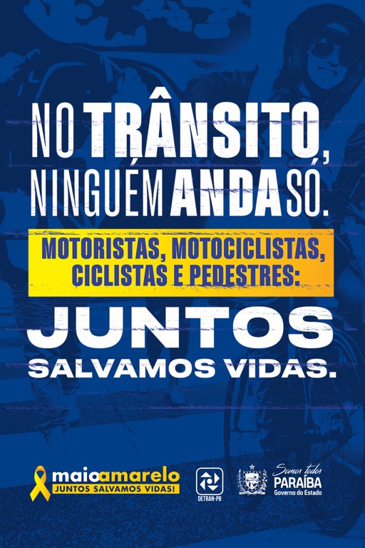 Banner vertical Maio Amarelo 2022