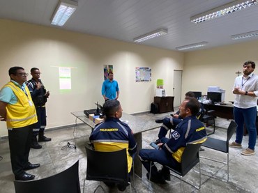 Policiamento de CG recebe talonario.