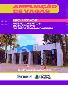 Vagas ampliadas na SEDE