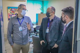 Visita do superintendente do Detran-RN